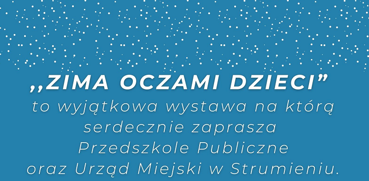 grafika- "ZIMA OCZAMI DZIECI"